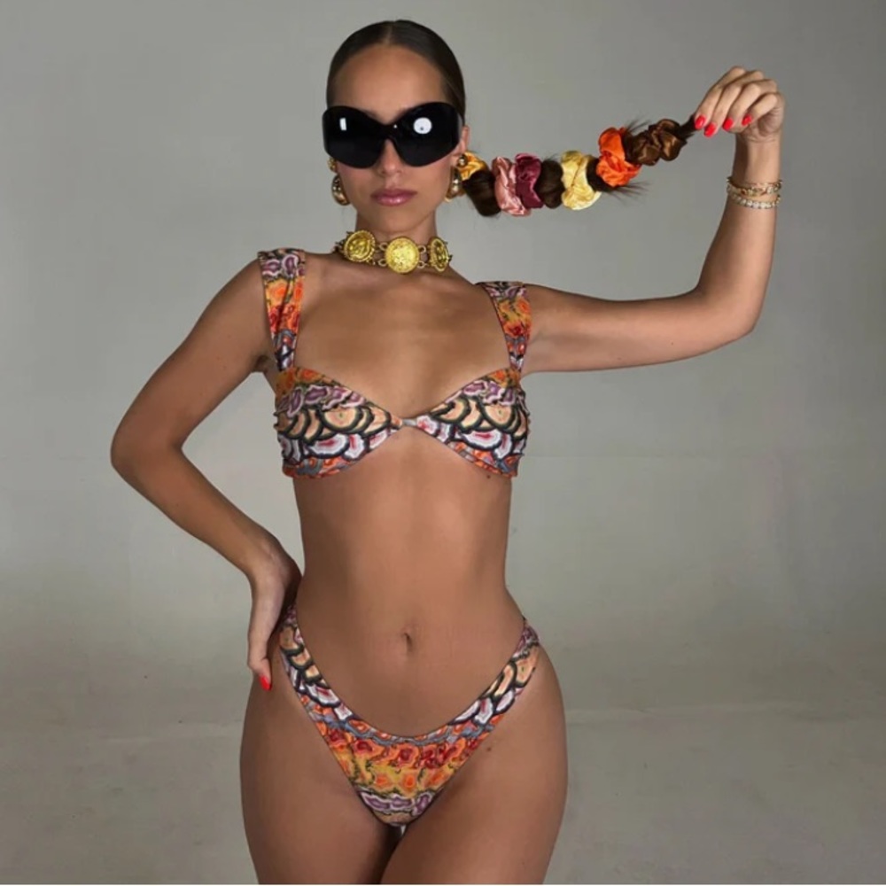 Strawberry Milk Mob Bikini set Medium New with tags! Tiger Tail